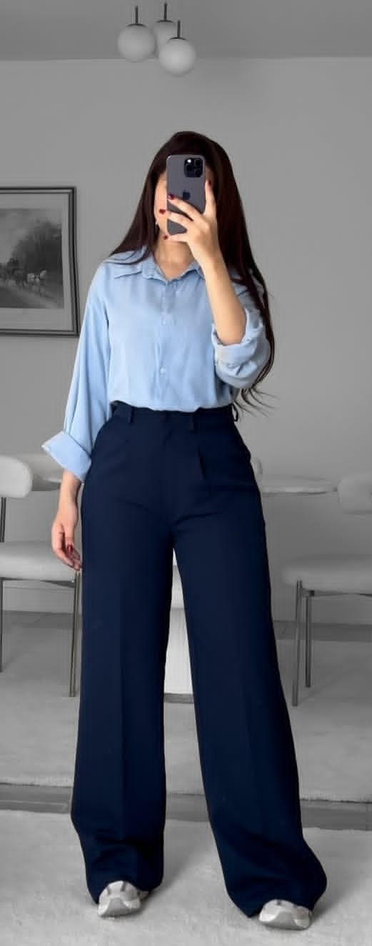 Draped Floor Length Pant&Shirt