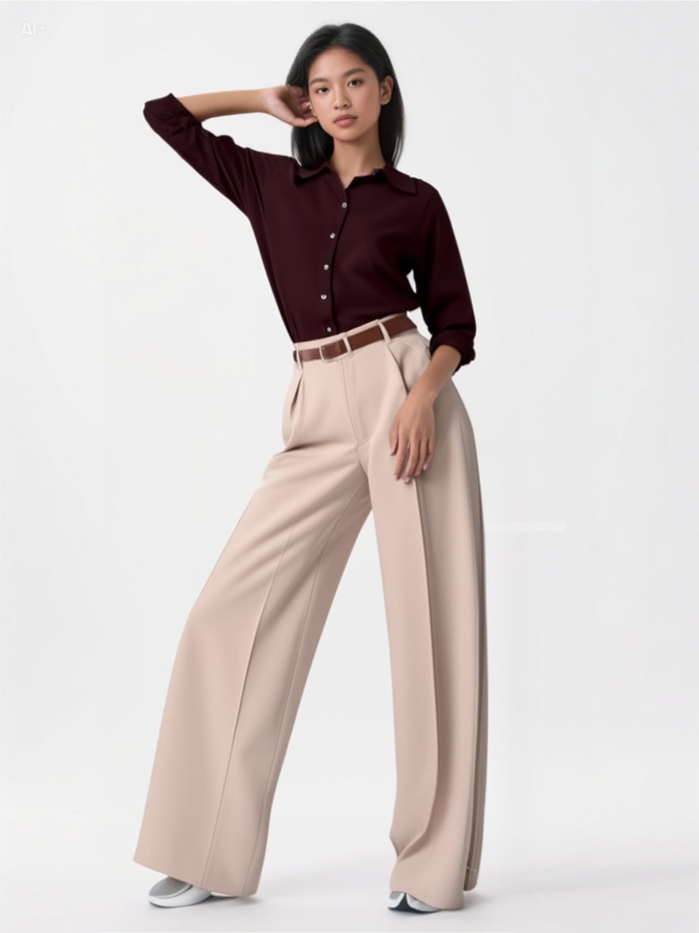 Draped Floor Length Pant&Shirt